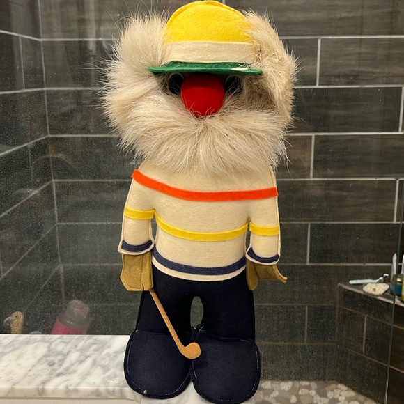 1980s Vintage Fufel Plush Felt Doll “Golfer” excellent condition - Picture 1 of 6